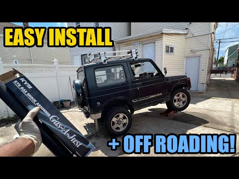 New Shocks For The Suzuki Jimny + We Go Beach Driving!