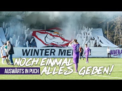 Einmal noch alles geben! Puch auswärts.