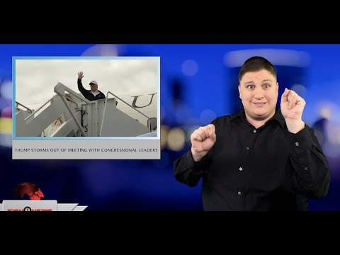 Trump storms out of meeting with congressional leaders (ASL - 1.10.19)