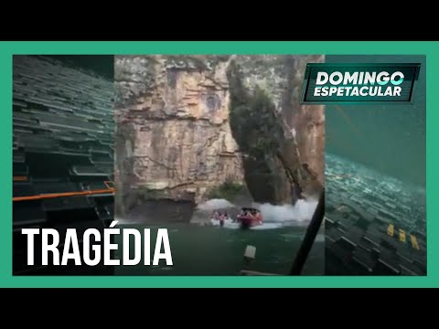 Queda de rocha em região de cânion em Capitólio (MG) deixa 10 mortos