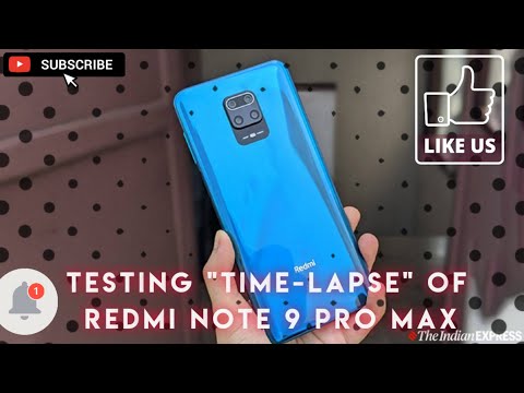 Time-lapse of redmi note 9 pro max