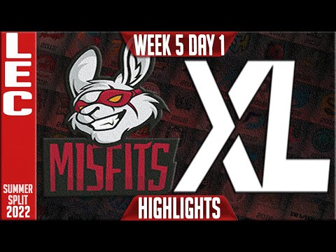 MSF vs XL Highlights | LEC Summer 2022 W5D1 | Misfits Gaming vs Excel