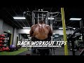 BACK WORKOUT TIPS | Dont overcomplicate your workouts.