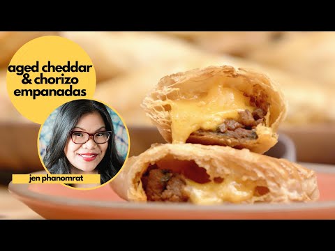 Easy 5-Ingredient Aged Cheddar & Chorizo Empanadas