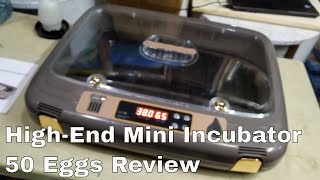 High-End Mini Incubator 50 Eggs HHD Review - English