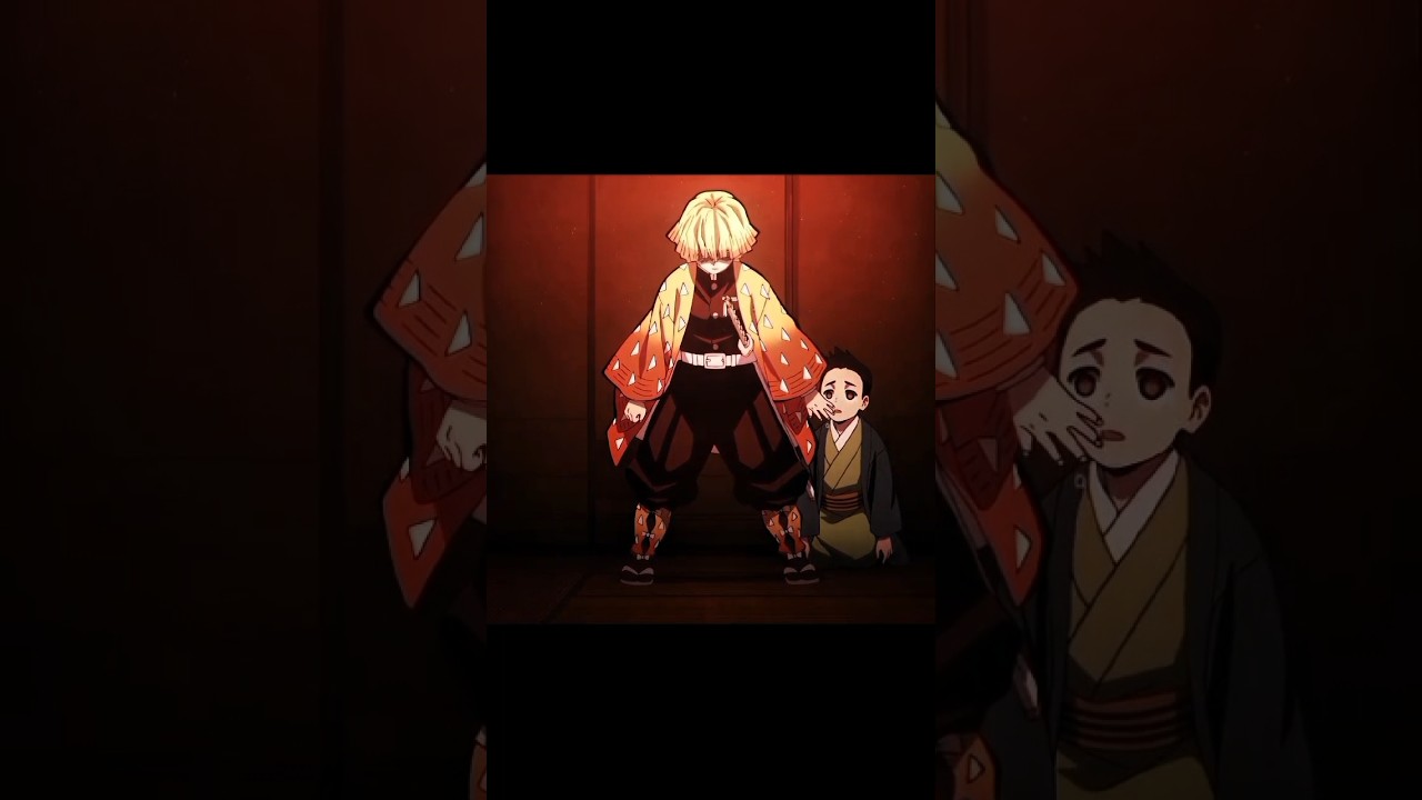 Zenitsu sleep mode #anime #4k #60fps #viral #demonslayer