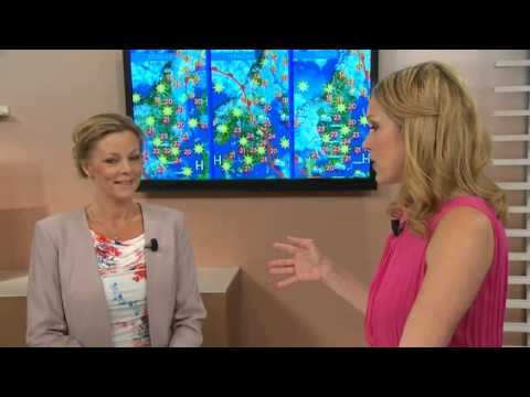 Meteorologen Linda Eriksson om veckans väder - Nyhetsmorgon (TV4)