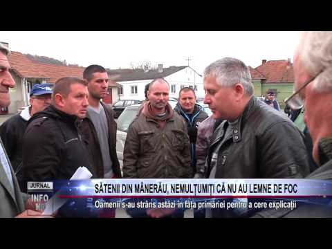 SĂTENII DIN MÂNERĂU, NEMULȚUMIȚI CĂ NU AU LEMNE DE FOC