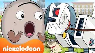 Rock Gets a New Pet Robo-Dog! 🤖 🐶 Rock Paper Scissors | Nicktoons