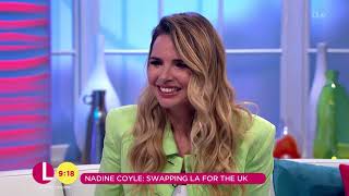 Nadine Coyle Has a Bit of an American Accent | Lorraine