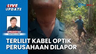 Leher Terjerat Kabel Optik Internet yang Menjuntai di Pali, Korban Resmi Polisikan Pihak Perusahaan