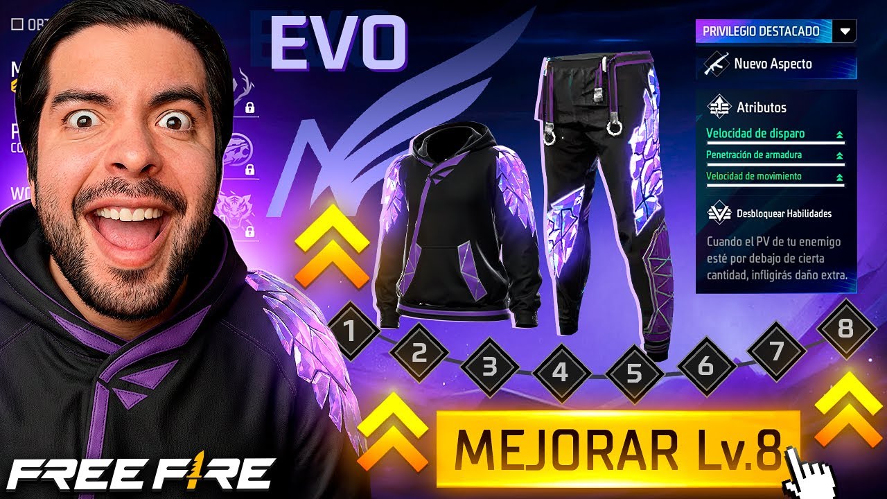 CONSEGUI el NUEVO CONJUNTO "ANGELICAL MORADO"🤑 en FREE FIRE y TIENE ATRIBUTOS?😱  #freefire