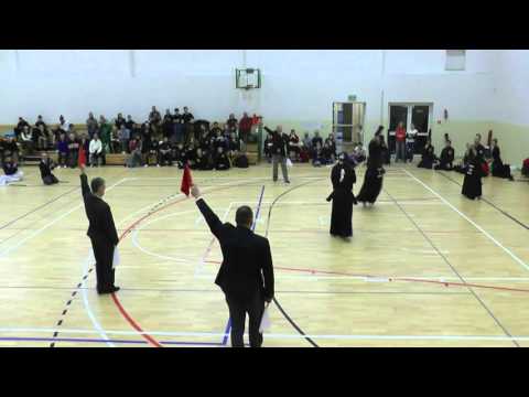 Indywidualne Mistrzostwa Polski Kendo 2015 - Półfinał Mężczyzn - Jaśtak (aka) vs. Bosak (shiro)