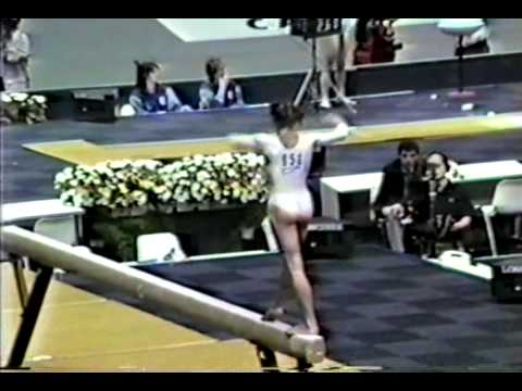 5th TO BUL Boriana Stoyanova BB   1987 World Gymnastics Championships 9 625