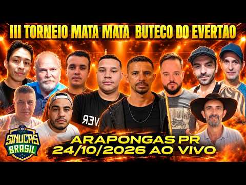 AO VIVO 24/10 III TORNEIO BUTECO DO EVERTAO ARAPONGAS PR