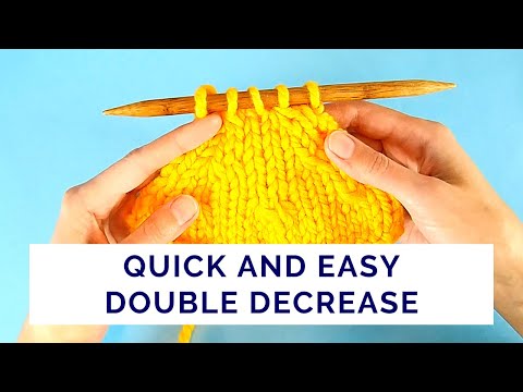 Quick And Easy Way To Decrease Two Stitches Simplified Sssk