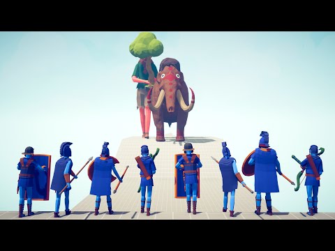 TREE GIANT & MAMMOTH vs EVERY FACTION - Totally Accurate Battle Simulator TABS