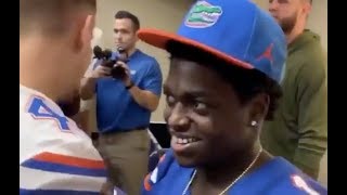 Kodak Black Happy AF After Going In Locker Room Florida Gators Football Team