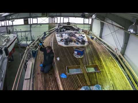 Refit of SY Kairos, a 1982 Swan 57  designed by Sparkman & Stephens