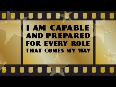 Positive Affirmations for Actors & Movie Stars from My Dreams Matter