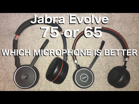 Jabra Evolve 65 vs. 75 - Which microphone sounds better ?