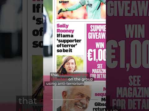 Sally Rooney’s books pulled from UK over Palestine Action support