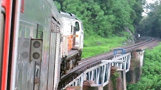 Download lagu Akselerasi Lokomotif KA Pangandaran Menikung Nanjak Petak Leles - Lebak Jero ! mp3