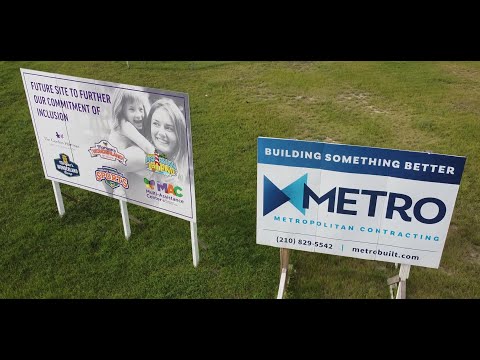 Aerial footage of The Multi-Assistance Center at Morgan's Wonderland.