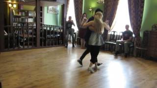 Video thumbnail for Nevskaya milonga 2017. Sara Westin y Juan Pablo Canavire. Resume of the lesson on Cosidas
