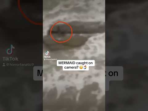 Mermaid CAUGHT on camera? 😳🤯🧜♀️ #shorts #mermaid #camera #fyp #viral