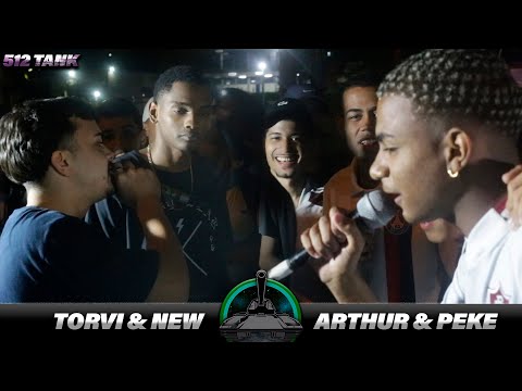 Arthur & Pekenino Vs Torvi & NEW ( NOVA GERAÇÃO DA ZOEIRA 🥰) 1 FASE | 512º Batalha do Tanque | RJ