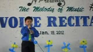 All by Myself; The MELODY of MuSic performed by Jewel Jay M. Beltran