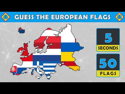 Can You Name All 50 Flags of Europe?