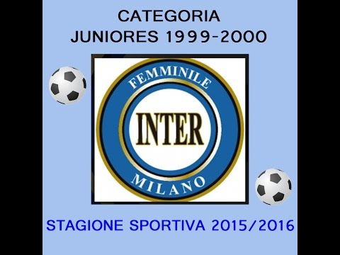 ASD FEMMINILE INTER MILANO - cat.JUNIORES 99/00 - TRADATE 24/10/15 - goal 3-0 Galbu