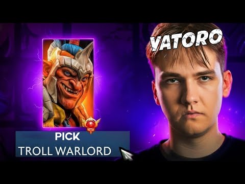Yatoro – Troll Warlord Perspective vs Heroic | The Perfect Carry Game