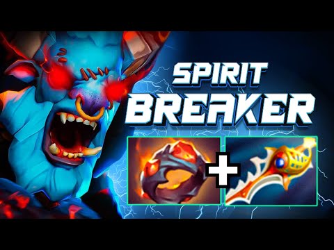 Spirit Breaker Mid 56Kills Giant Right + Divine Rapier Making Enemy Rage Quit🔥