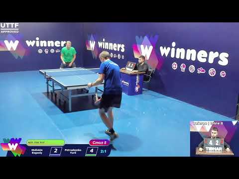 Muliukin Evgeniy - Petrushenko Yurii WINners CUP Table Tennis 8 15.12.2020 20:45