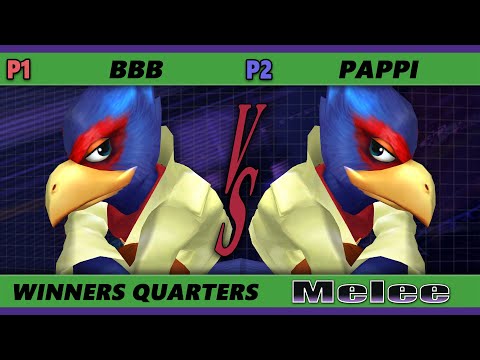 S@X 391 Online Winners Quarters - BBB (Falco) Vs. Pappi (Falco) Smash Melee - SSBM