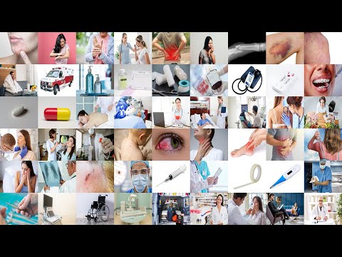 Medical Vocabulary: Words for Types of Doctors, for Medical Supplies, and for Some Common Diseases