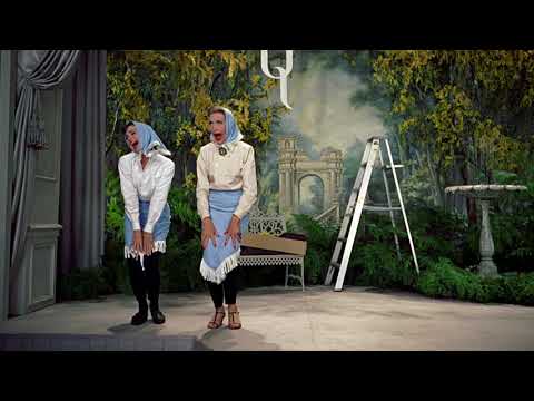 Audrey Hepburn and Kay Thompson dancing in "Funny Face"