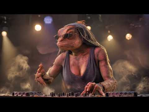 DJ Reptillia's Techno Journey: Unleashing the Primal Smoke Ritual! 🎶🔥
