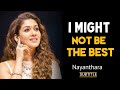 I Am Here Because Of My Hardwork Nayanthara English Speech With English Subtitles