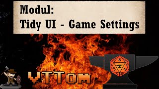 Tidy UI – Game Settings