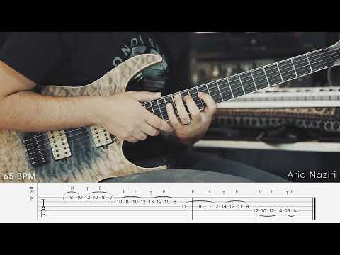 TAPPING EXERCISE Part 3 (with Tabs) - Aria Naziri Guitar Lesson