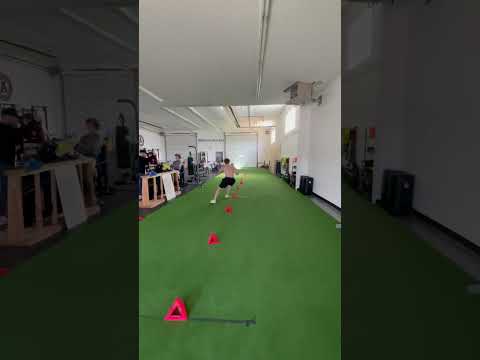 Lateral Shuffle Agility Cone Drill
