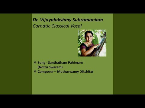 Santhatham Pahimam - Shankarabaranam - Ekam (Nottu Swaram)