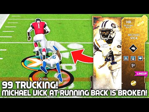 EA Made a Running Back Michael Vick w/ 99 TRUCKING! Madden 22
