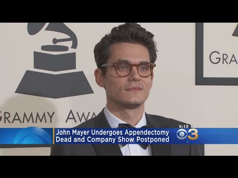 John Mayer Recovering From Emergency Appendectomy