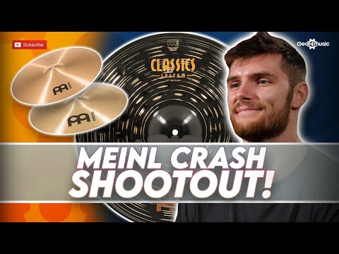Meinl Crash Comparison | Gear4music Drums