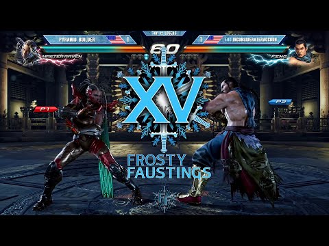 Frosty Faustings XV 2023 top 12 - PYRAMID BUILDER (Master Raven) Vs. Inconsiderate Raccoon (Feng)